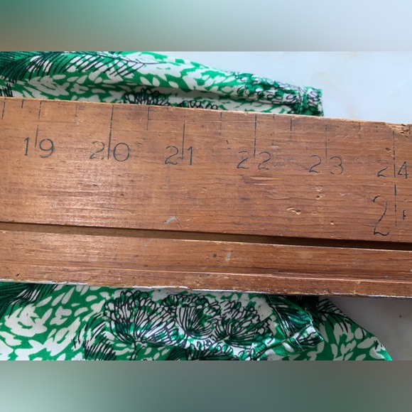 Boden Long Sleeved Dress 16 Selina Kelly Green Floral Knee Length - Picture 6 of 13